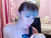 Vanilla_sexy посасывает двойной черный
