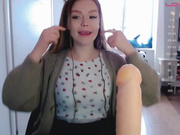 Kiska-Sofia пробка в попку+трах киски