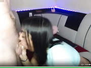 мулатка сосет