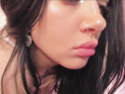 LinaBarbie минет с черным дилдо-3