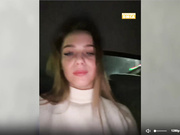 Katrinka undre naked in taxi