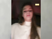 Katrinka undre naked in taxi