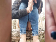 -Linda-дрочка в лесу-2