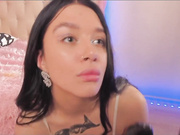 LinaBarbie минет с черным дилдо-4