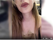 Katrinka hot dildo ride in public toilet