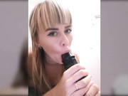 Vanilla_sexy сосет большой черный