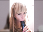 Vanilla_sexy сосет большой черный