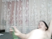 Юная моделька зажигает с огурцом,ч.1