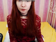 Рыженькая alitta показывает письку 2