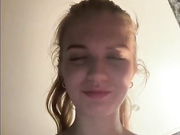 Asukasun plays dildo and sits on camera