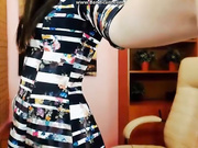 Красотка Katrin показывает письку