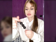 Angel076 любит анальные шарики