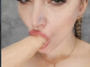 PearlParadise - слюнявый горловой минет дилдо