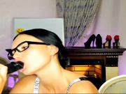 BlackMamba6969 минет с черным дилдо