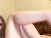 -Melissa- Прыгает на дилдо с анальной пробкой часть 2