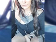 Апскирт в колготках в тачке