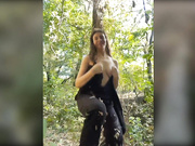 _MARGO_разделась и "спалилась" в парке