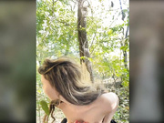 _MARGO_разделась и "спалилась" в парке