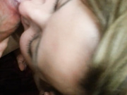 умелая блонда на двоих