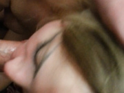 умелая блонда на двоих