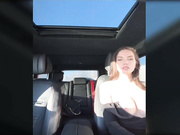 misssskiss обнажение в тачке