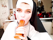 Mystery-FM минет в образе монашки-2