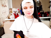 Mystery-FM минет в образе монашки-2