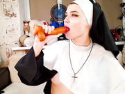 Mystery-FM минет в образе монашки-2