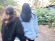 местные девки за гаражами