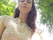 lilo_princess,без трусиков,в парке