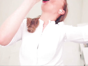 _Melomanka_минет с черным дилдо