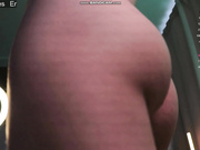 Suk_ki - рыжая красотка танцует стриптиз перед камерой