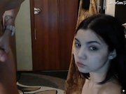 LittleBlackKitty учимся сосать