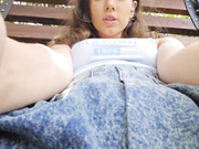 lilo_princess дрочит в парке