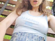 lilo_princess дрочит в парке