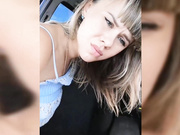 Vanilla_sexy в колготках в тачке