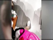 NeNaSuTnA в колготках в примерочной-2