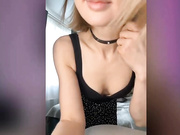 Witch_peach в колготках без трусиков-5