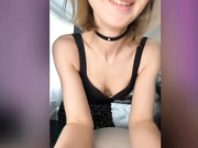 Witch_peach в колготках без трусиков-6