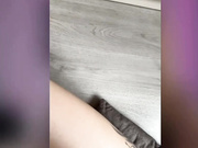 Witch_peach в колготках без трусиков-8