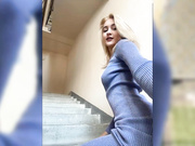 -Lana-Chester- стрим на улице и в подъезде чуть не спалилась