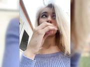 -Lana-Chester- стрим на улице и в подъезде чуть не спалилась