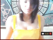 PanaceaSex в жёлтом платьице