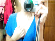 Олеся снимает сама себя