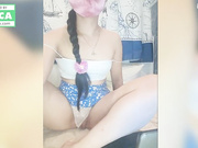 evgesha-15 Отодвинула трусики в сторонку