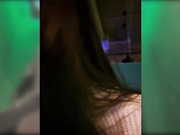 Miss_Viktoria в ресторане с заходом в туалет