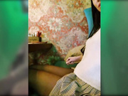 Miss_Viktoria в ресторане с заходом в туалет