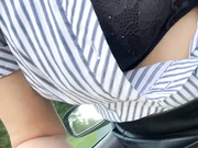 --Kris-- - трусики в киске + маструбация в машине