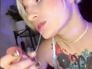 Stargazzzm - киска так близко к экрану, что можно потрогать + минет + трах