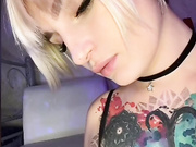 Stargazzzm - зажигательная блондинка со своим любимым членом